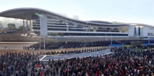 朝鮮平壤東部大規(guī)模休閑公園竣工