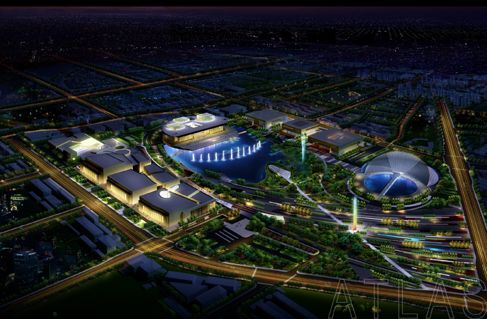 天津市文化中心景觀規劃設計