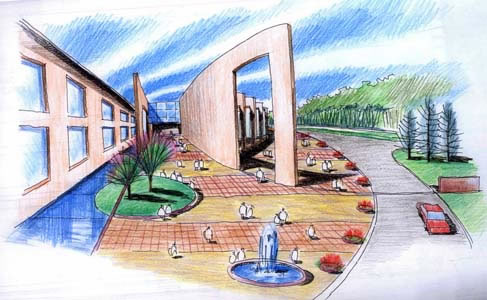 成都錦和中心景觀設計