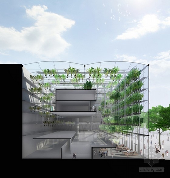 巴黎城市垂直香蕉種植園 中國風景園林網(wǎng)