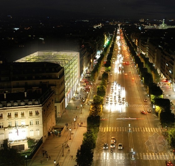 巴黎城市垂直香蕉種植園 中國風景園林網