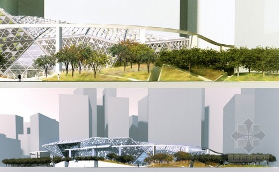 阿卜杜拉國王金融區會議中心公共景觀