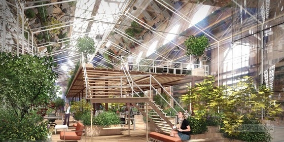 Except用廢棄船塢改造成的水晶森林