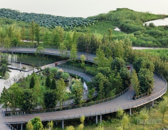畢路德設計的四川遂寧涪江濕地公園