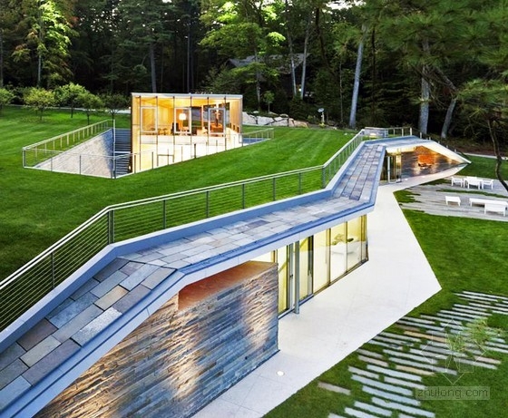 GLUCK設(shè)計(jì)的紐約綠色屋頂游泳館