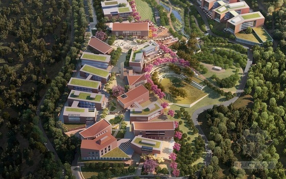 佐佐木設計的危地馬拉地峽大學整體規劃