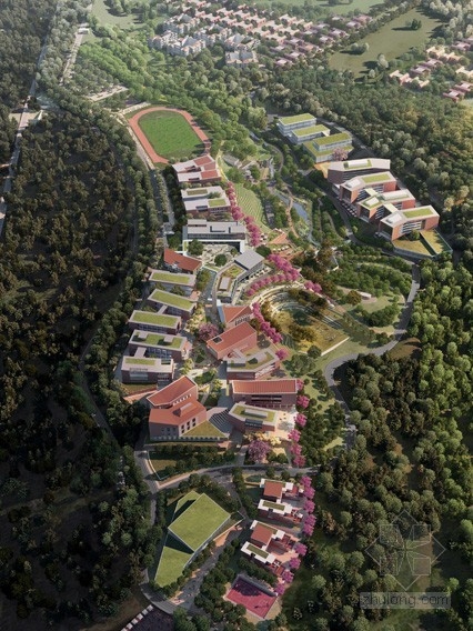 佐佐木設計的危地馬拉地峽大學整體規劃