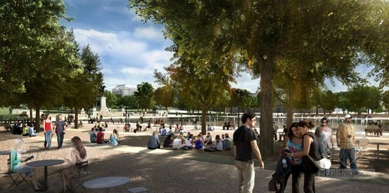 Diller Scofidio Renfro等設計的美國國家廣場競賽項目