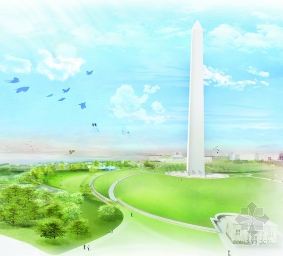 Diller Scofidio Renfro等設計的美國國家廣場競賽項目