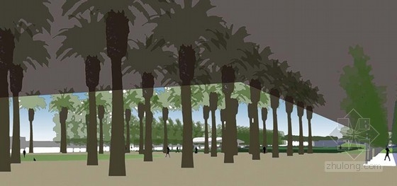 Will Bruder+合伙人景觀設計所設計的伯大尼中央商區