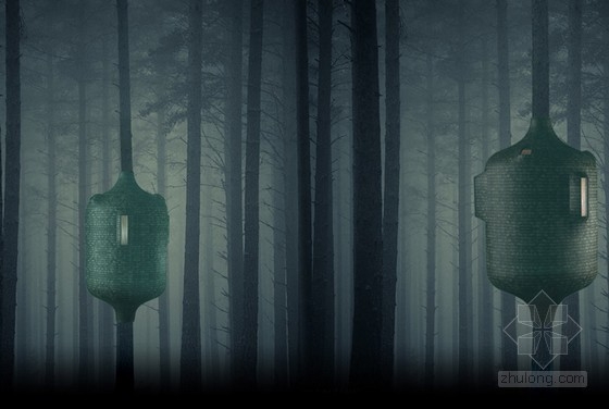 Antony Gibbon設計的樹屋Embryo