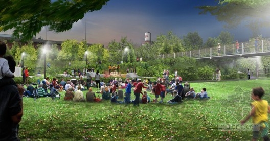 Michael Van Valkenburgh設計的芝加哥賽道景觀