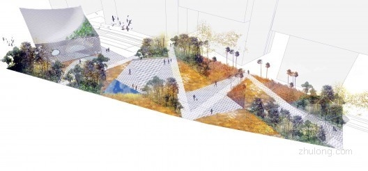 MODU設計的悉尼“開放交流”式圖書館廣場