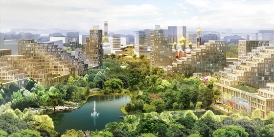 2020俄羅斯Odintsovo生態城提案