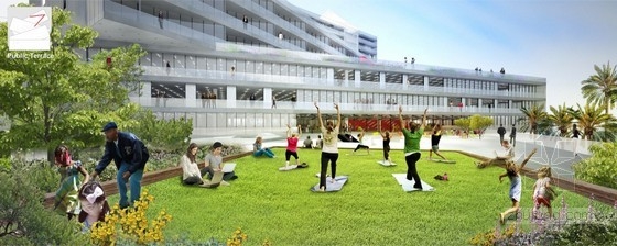 OMA設(shè)計(jì)的圣莫妮卡市競標(biāo)提案