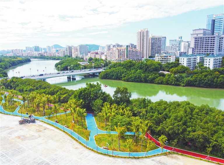 海南三亞：城市“綠飄帶”明年“串珠成鏈”