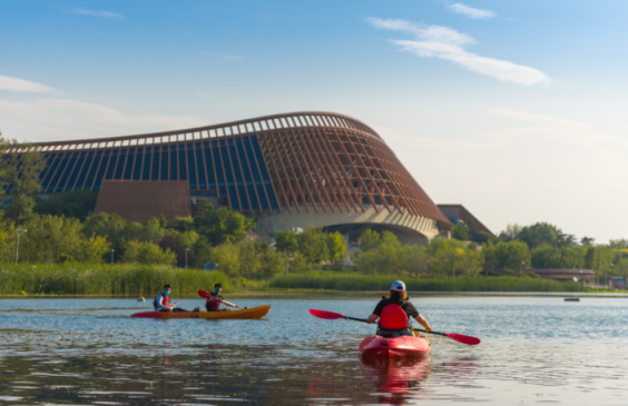 北京世園公園打造“水陸空”綜合體育公園