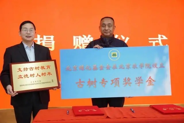 我國首個古樹保護方向?qū)ｍ棯剬W(xué)金設(shè)立