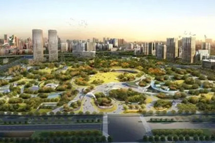 摩天大樓間，杭州的超級(jí)中央公園要來了